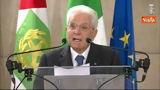 Medio Oriente, Mattarella: Unica soluzione è quella dei due Stati
