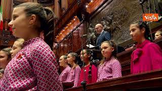 Concerto di Natale alla Camera, Fontana: Pensiero ai bambini che non possono sorridere