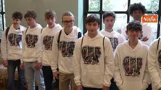 Il presidente Mattarella incontra i giovani dell'oratorio di Portogruaro