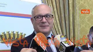 Derby Roma Lazio, Gualtieri: "Sono in prepartita, quindi no comment"