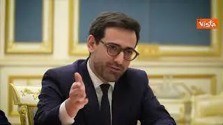 Zelensky riceve il nuovo ministro degli Esteri francese Stephane Sejourné