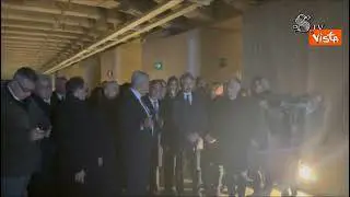 Shoah, Segre e La Russa al binario 21, da dove la senatrice fu deportata in treno ad Auschwitz