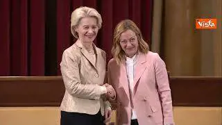 Alluvione Emilia, von der Leyen a Forlì: "Tin Bòta, l'Europa rimane con voi"