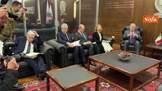 Tajani incontra il ministro della Difesa libanese Maurice Sleem