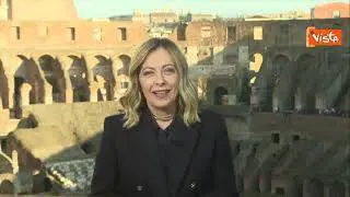 Meloni in collegamento con Villadei in missione sulla Stazione spaziale: "Viva l'Italia"