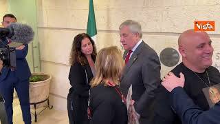 Tajani in Israele incontra i parenti degli ostaggi presi da Hamas