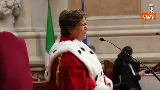 Mattarella all'inaugurazione dell'anno giudiziario della Corte Suprema di Cassazione