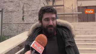 Giulio Cinti presenta le sue nuove sculture installate sulla facciata di San Pio X a Roma Balduina