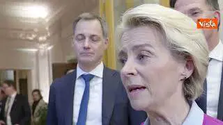 Proteste agricoltori a Bruxelles, De Croo, Rutte e von der Leyen incontrano manifestanti
