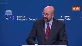 Consiglio Ue, Michel: "Raggiunto accordo a 27 su 50 mld di aiuti all'Ucraina"