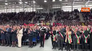 Standing ovation per Mattarella a Trento per cerimonia Capitale europea del volontariato
