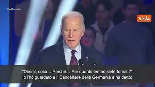 La gaffe di Joe Biden: "Ho parlato con Mitterand", ma intendeva Macron