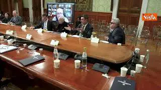 Meloni riceve organizzazioni agricole a Palazzo Chigi, le immagini