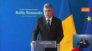 Italia-Romania, l'appello del premier Ciolacu alle imprese: "Venite a investire da noi"