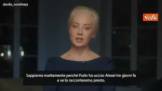 Parla la moglie di Navalny: "Sappiamo perchè Putin lo ha ucciso e lo diremo presto"