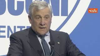 Tajani al congresso di Forza Italia: E' il discorso più difficile e importante della mia vita