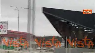 Guerra in Ucraina, ecco le macerie del supermercato colpito da un missile russo a Gostomel