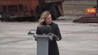 Meloni a Kiev: "Questa terra è un pezzo della nostra casa e la difenderemo"