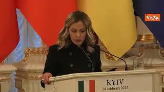 Meloni: Con Ucraina accordo decennale sulla sicurezza, continuiamo con il sostegno militare