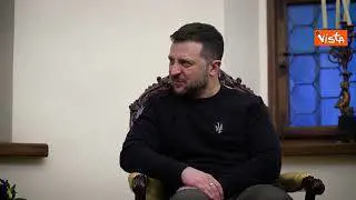 Zelensky riceve Boris Johnson a Kiev, ecco le immagini