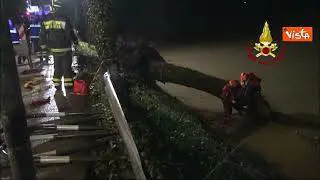 Maltempo, è allerta rossa in Veneto. Oltre 60 gli interventi dei Vigili del Fuoco