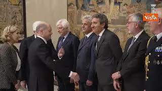 Mattarella riceve al Quirinale il cancelliere tedesco Scholz