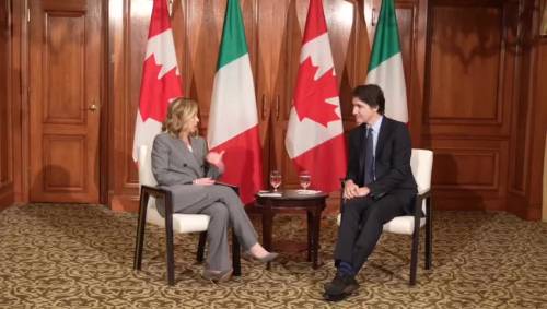 Meloni in Canada, bilaterale con il primo ministro Trudeau