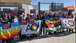 La delegazione di parlamentari italiani arriva a Rafah: Cessate il fuoco ora