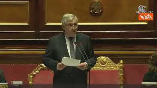 Tajani al Senato parla della missione Aspides e si interrompe: Se non interessa quello che dico...