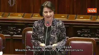 Otto marzo, Roccella alla Camera: Con Giorgia Meloni rotto un soffitto di cristallo