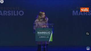 Regionali Abruzzo, Meloni: "Centrodestra insieme per scelta, altri si vergognano di alleati"