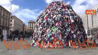 Ecco le immagini della nuova "Venere degli Stracci" di Pistoletto a Napoli