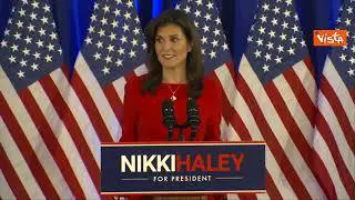 Primarie Usa, Nikki Haley si ritira: "È il momento di sospendere la mia campagna"