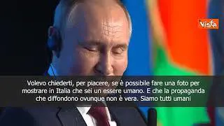 Jorit chiede una foto a Putin: Per mostrare che sei un essere umano
