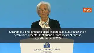 Lagarde (Bce): Tassi di interesse restano invariati