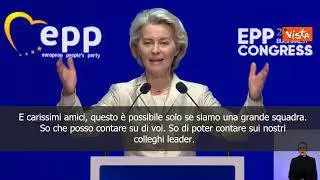 Europee, von der Leyen candidata per il Ppe: Vinciamo queste elezioni