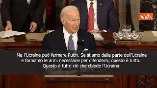Biden: Non si può arretrare davanti a Putin, la storia ci guarda