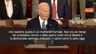 Biden: Libertà e democrazia sono sotto attacco