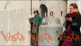 Guardia del Quirinale tutta al femminile in occasione dell'8 Marzo