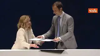 Meloni e Fedriga firmano l'accordo per lo sviluppo e la coesione del Friuli