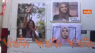 Otto marzo, i cartelli e gli striscioni del corteo a Napoli. In piazza anche le bandiere palestinesi