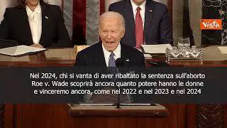 Biden: Chi è contro l'aborto non conosce il potere delle donne