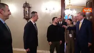 Zelensky ricevuto da Erdogan a Istanbul, al centro dell'incontro la guerra contro la Russia