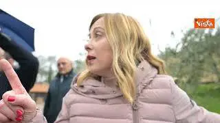 Meloni alla Comunità Incontro di don Gelmini: "Ognuno di noi unico, sappiate rialzarvi"