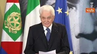 Mattarella: "Arte è libertà, regimi autoritari la censurano"