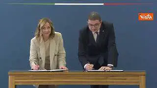 Meloni e Fugatti firmano accordo per Sviluppo e Coesione della Provincia autonoma di Trento