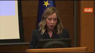 Meloni: "Non dirò mai che tasse sono una cosa bellissima, ma le usiamo per bene comunità"