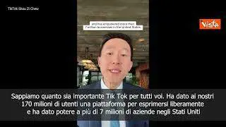 TikTok nel mirino del legislatore Usa, il ceo agli utenti: Fate sentire la vostra voce