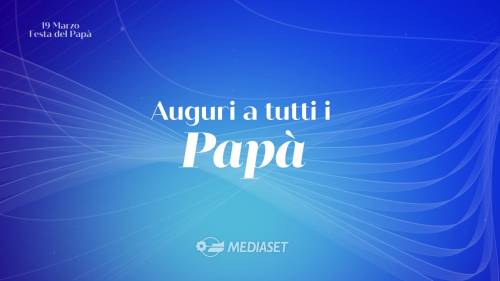 Uno degli spot Mediaset per la festa del papà