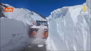 Neve in Piemonte, riaperta la statale 21 tra Argentera e il confine. Anas al lavoro